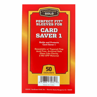 Cardboard Gold - Card Saver 1 Perfect Fit Sleeves - RetreatCost.com -  Pokmon TCG & Accessories