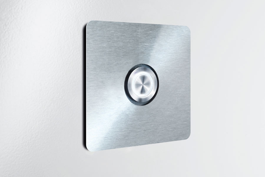 Door Bell Switch with Light (Square) | RADIUS DESIGN USA