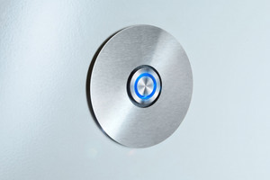 Door Bell Switches With Light (Round) blue Door Bell Switches With Light (Round) blue