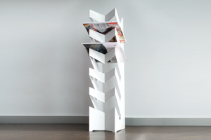 White News Stand magazine holder White News Stand magazine holder