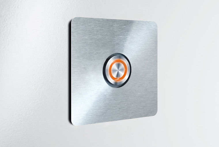 Door Bell Switch with Light (Square) orange