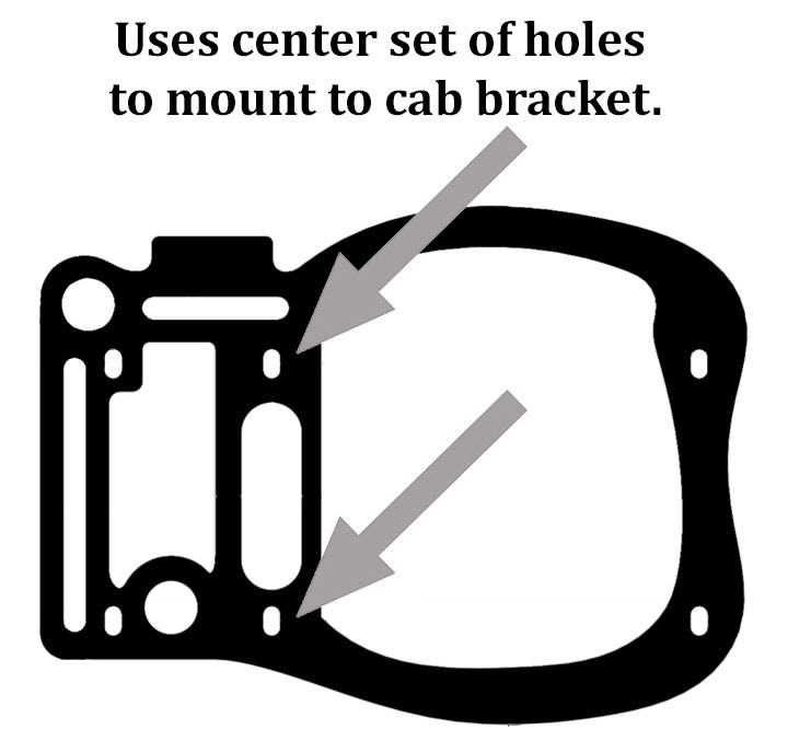 Monitor organizer for John Deere Cab Display Brackets