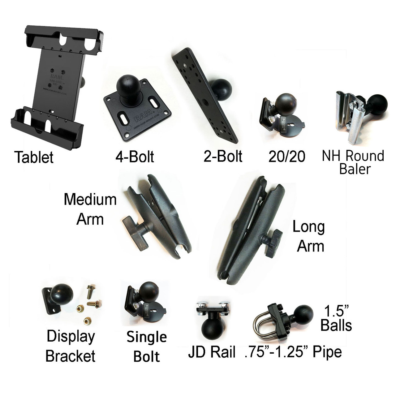 Pick What You Need For Mounting Screen In Cab