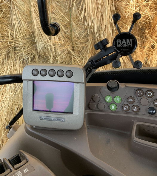 Phone Holder Kit for a John Deere Tractor with 5-Button Screen