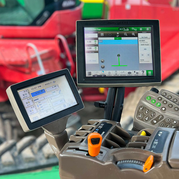 Add a second screen to a John Deere armrest.
