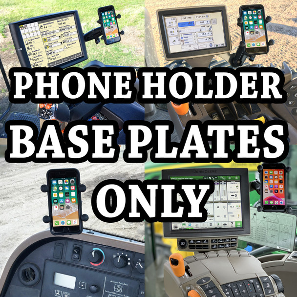 Only the Mounting Base Plate for a John Deere BRE10015 Phone Holder 
