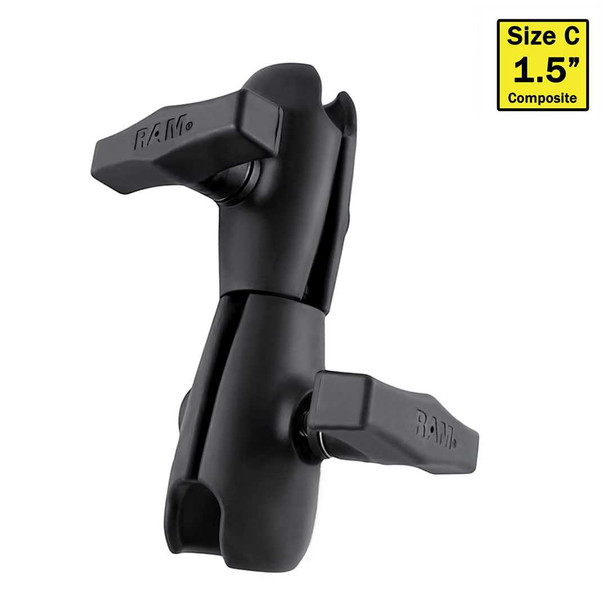1.5" C Size RAM C-Size Double Socket Swivel Arm