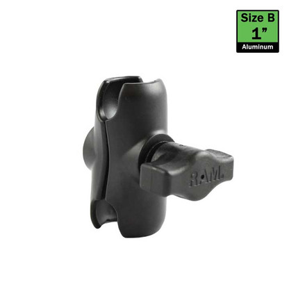 RAM Mount RAM-B-174U Supporto Universale In Alluminio Per Manubrio Moto Con Sfera Da 2,5 Cm - 2