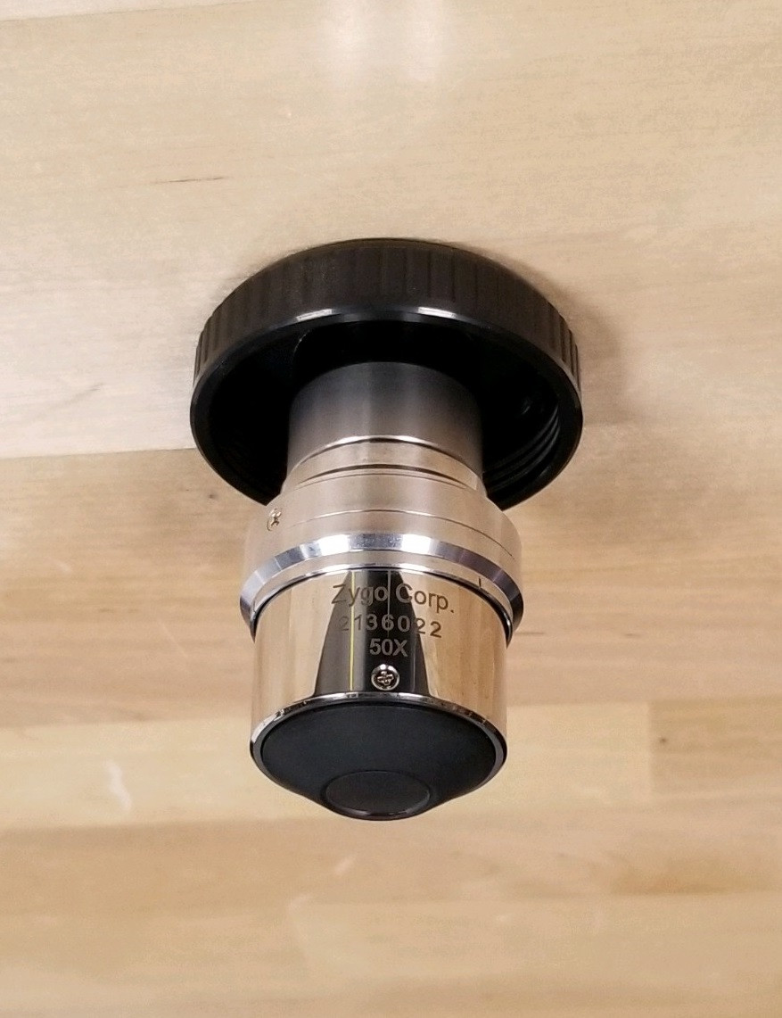 miranページ 50X 0.55NA Mirau Objective lens - Zygo