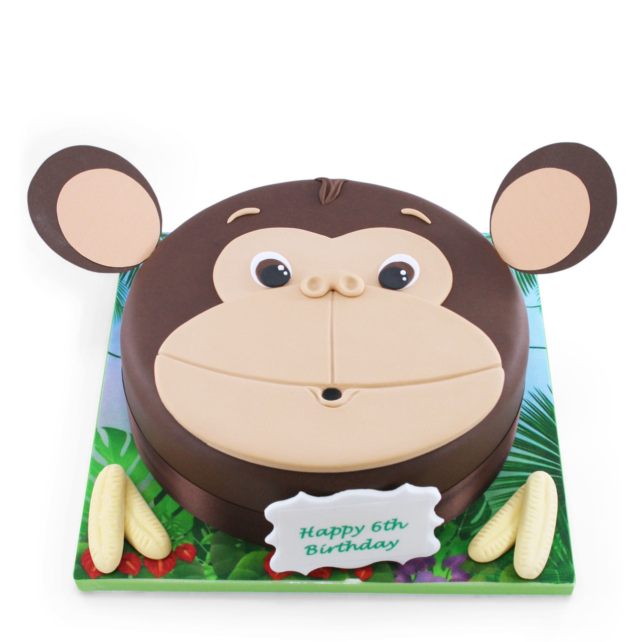 Monkey Cake Topper Safari Cake Topper Jungle Cake Topper - Etsy