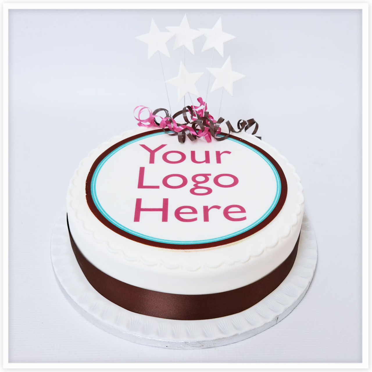 Gluten-free Corporate Cakes with Logo - Bakealicious By Gabriela