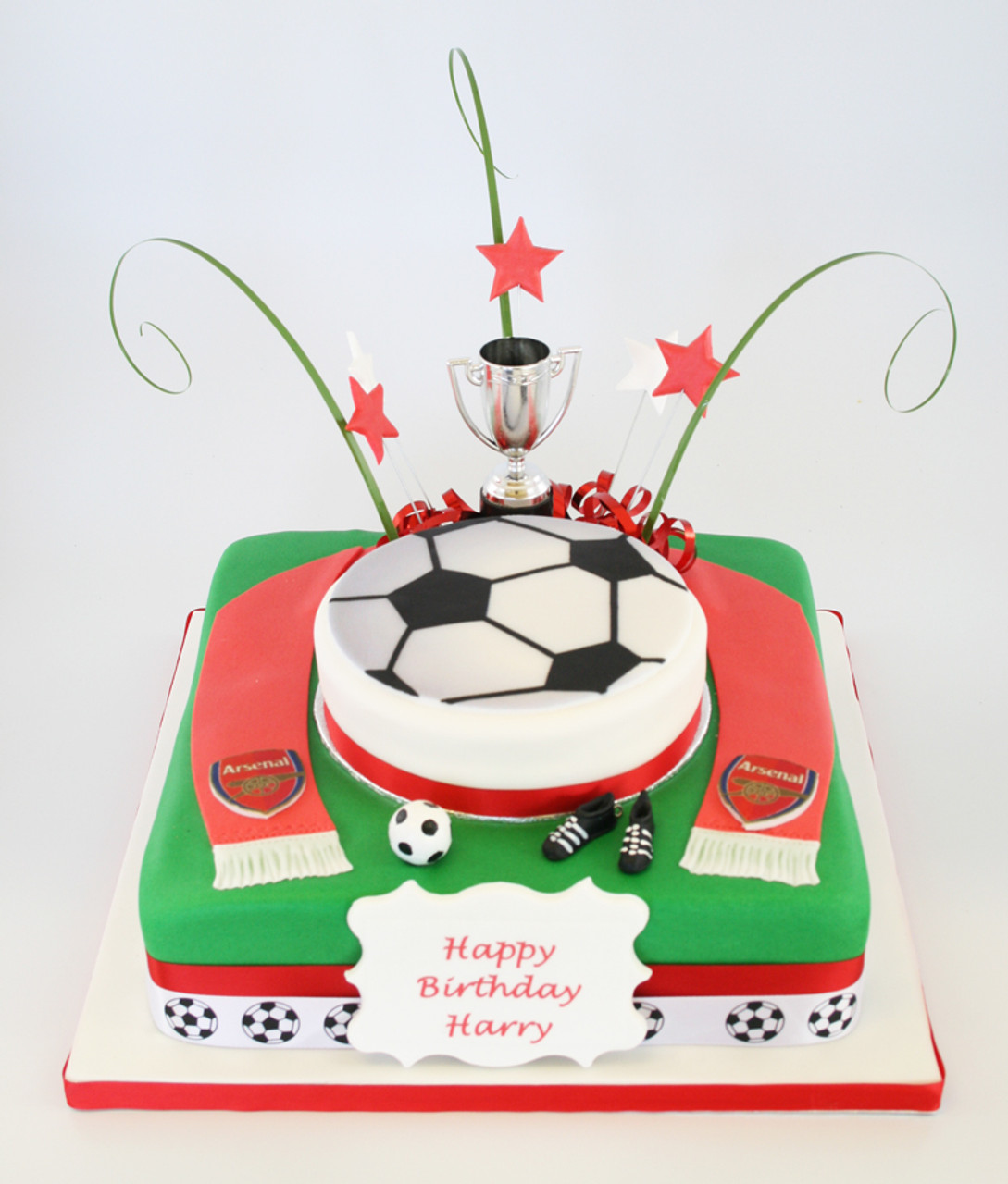 2-Tier Soccer Cake – Sei Pâtisserie