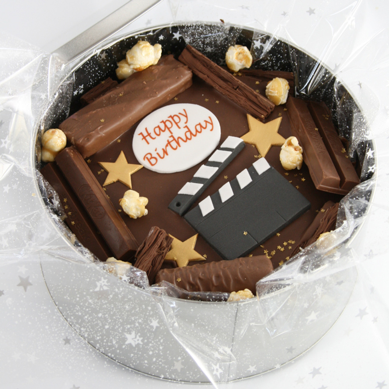 movie cake, move reel cake, reel, camera cake, video cake, film cake, drama  cake, award cake, ticket cake, popcorn cake - Emi Ponce de Souza