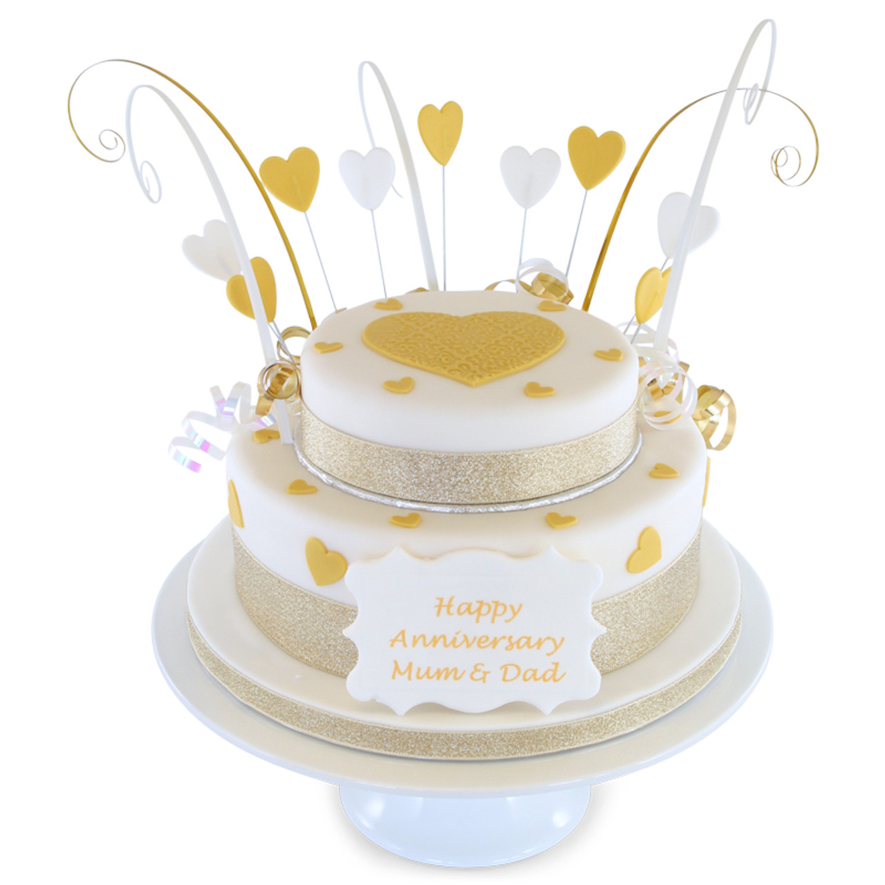 2 Tier Ruby Wedding Anniversary Cake 3.5 Kg : Gift/Send Single Pages Gifts  Online HD1122825 |IGP.com