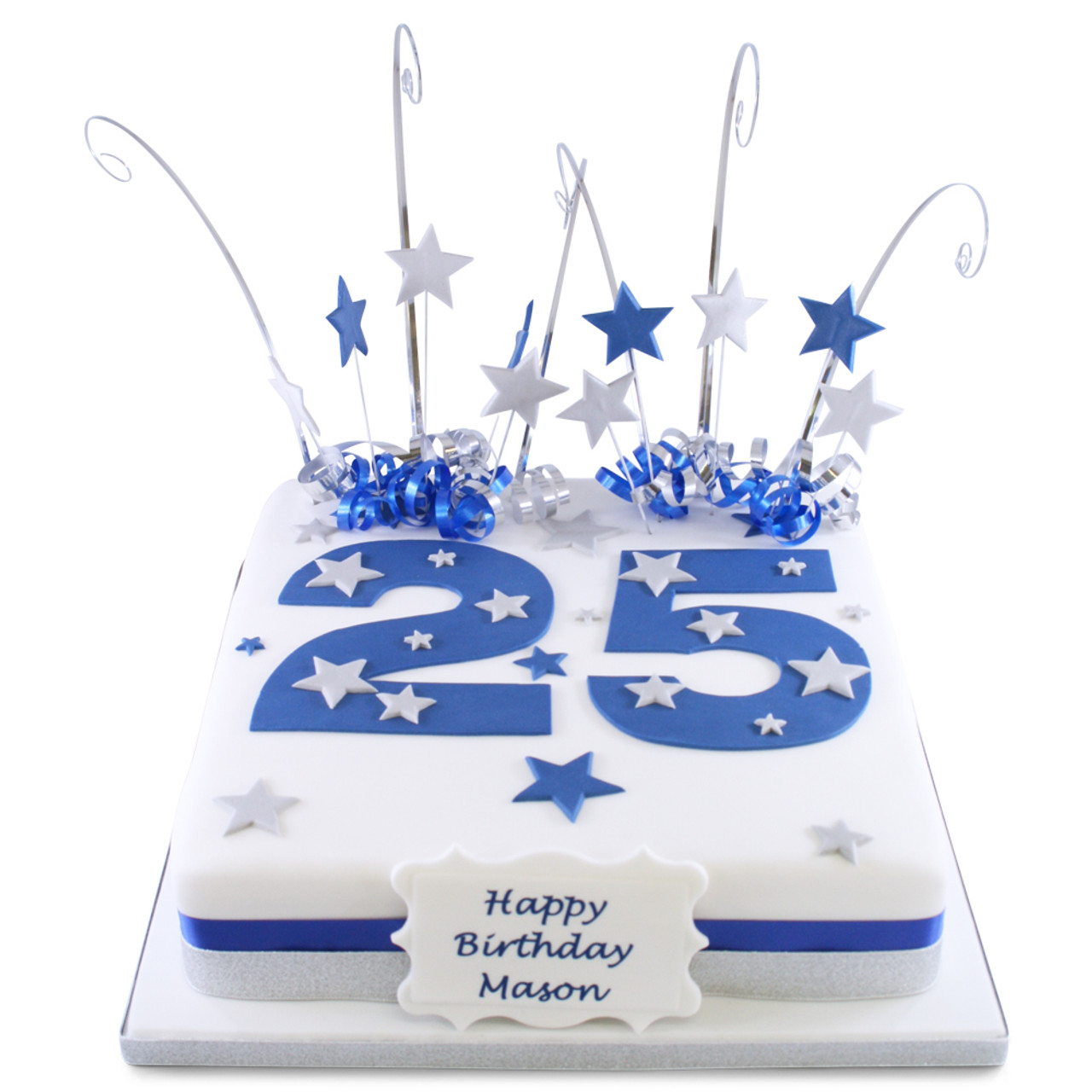 25th Anniversary Wooden Cake Topper – PGFactory.ie