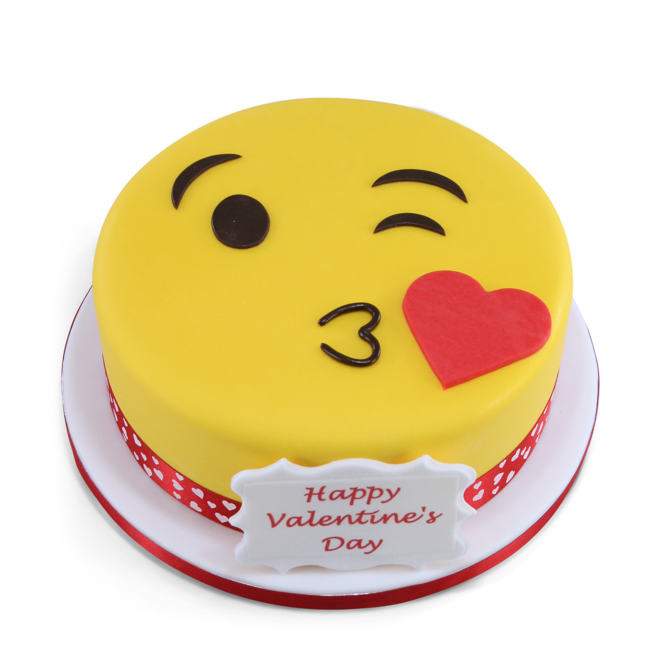 Blow a Kiss Emoji Cake | Valentine's Day Cakes| The Cake Store