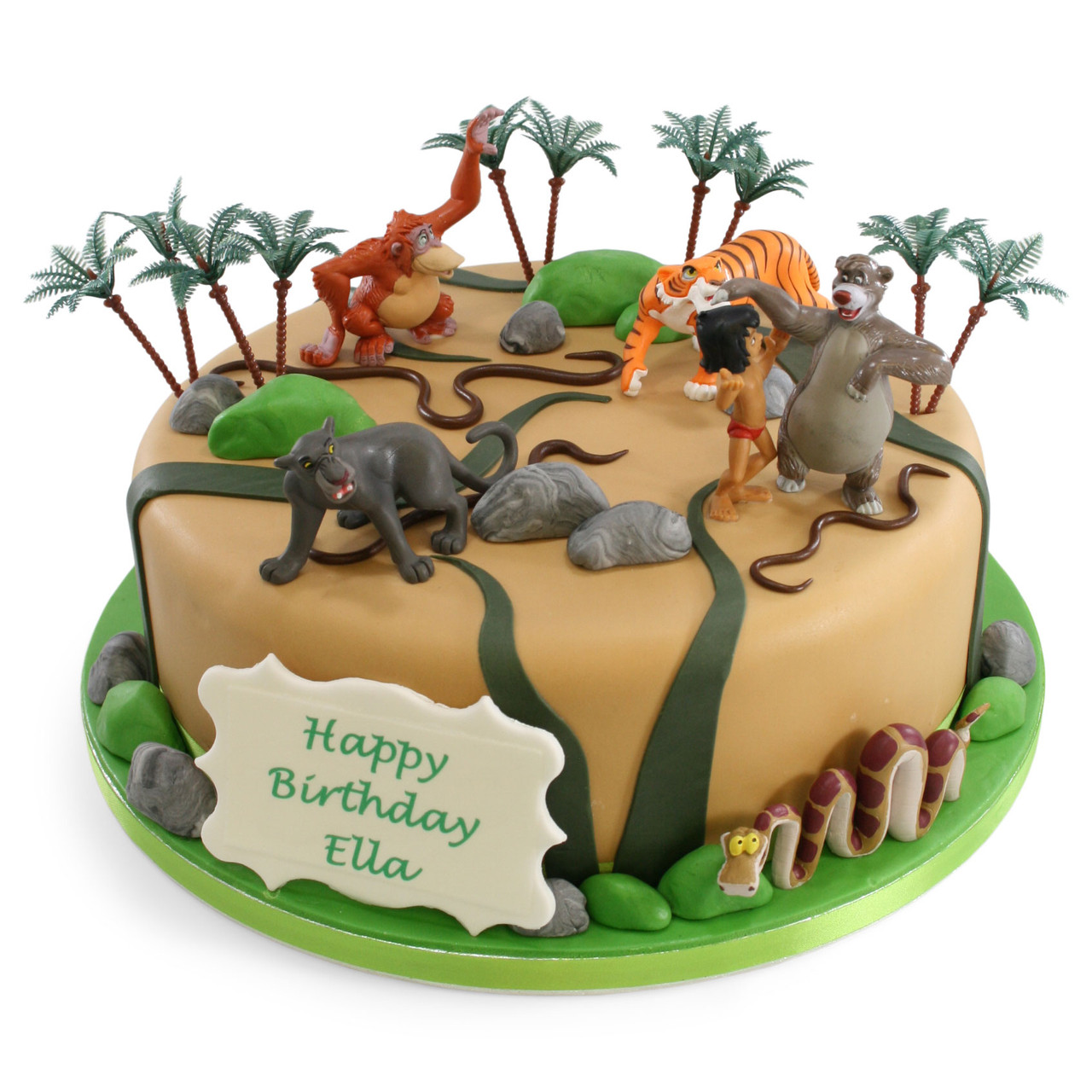 Jungle Book Mowgli And Baloo Cake