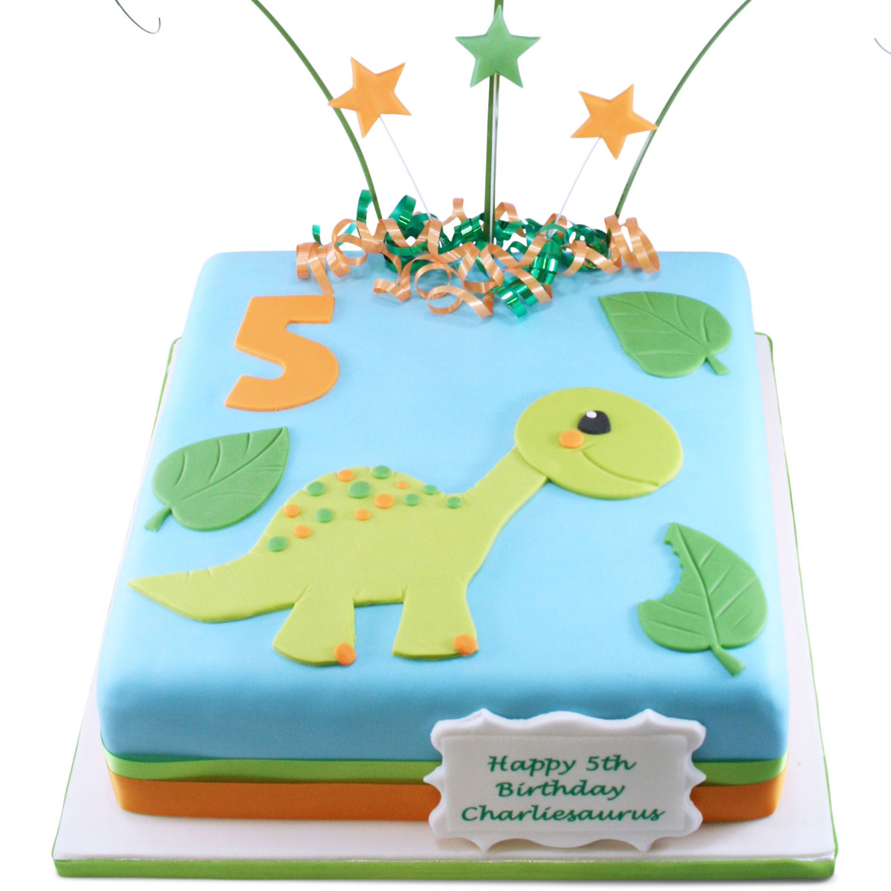 Happy Birthday Dinosaurs Cake Topper Set