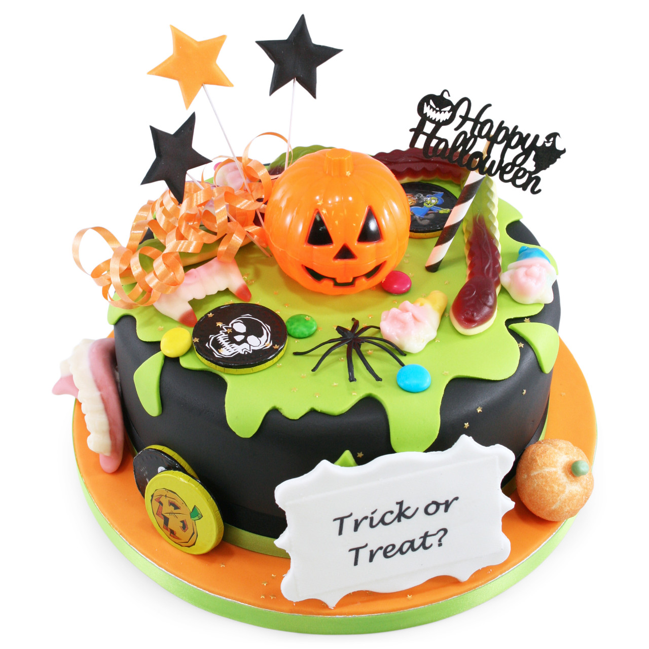 Halloween Birthday Cake Decorations - Happy Boo Day Cake Topper for Boys  Girls Here for the Boos, Trick or Treat Spooky Themed Birthday Party  Supplies with Bat Pumpkin Sign - Walmart.com