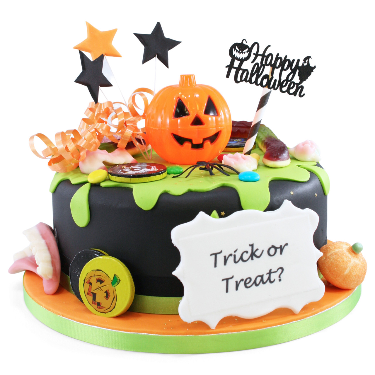 Trick or Treat Layer Cake - Classy Girl Cupcakes