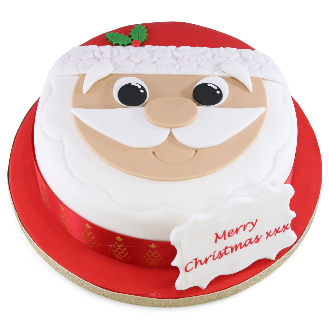 Icing Santa Christmas Cake Decoration