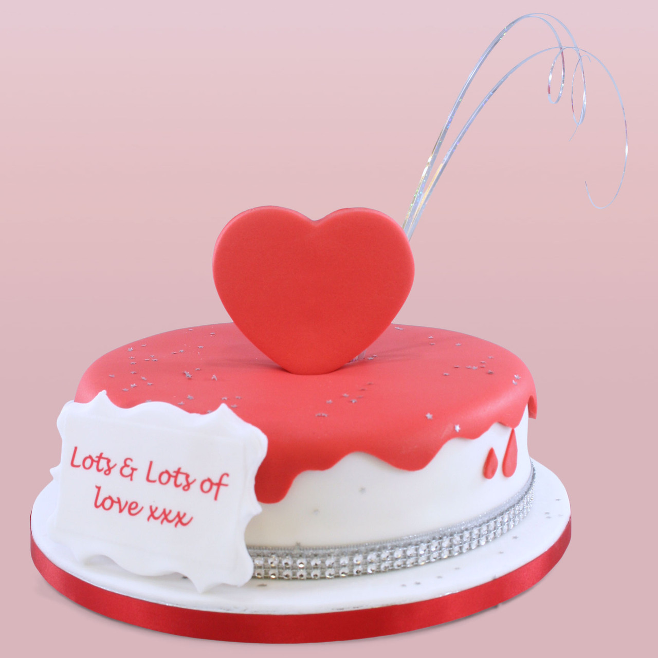 Cascading Heart Cake Tutorial - Sugar & Sparrow