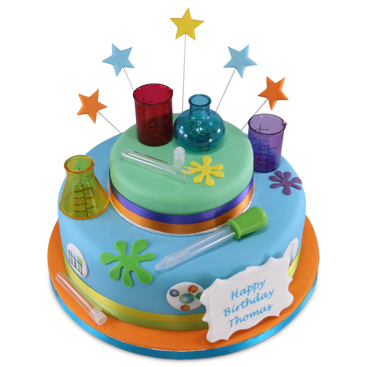 Mad Science Birthday Cake - CakeCentral.com