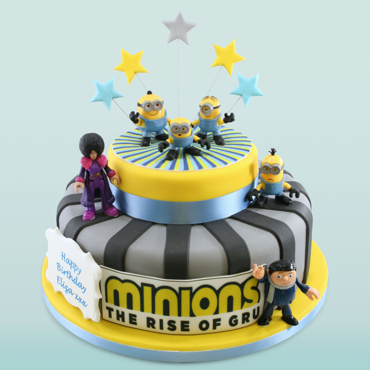 70 Cake Ideas for Birthday & Any Celebration : Light Blue Minion Cake