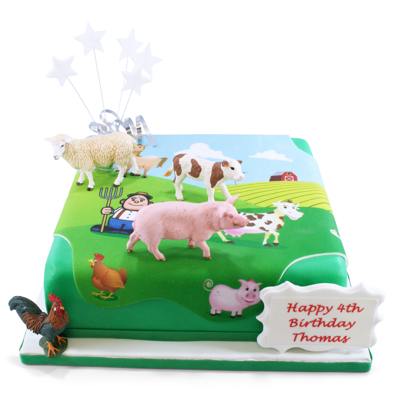 Animal Farm Cake Recipe | Bake with Stork