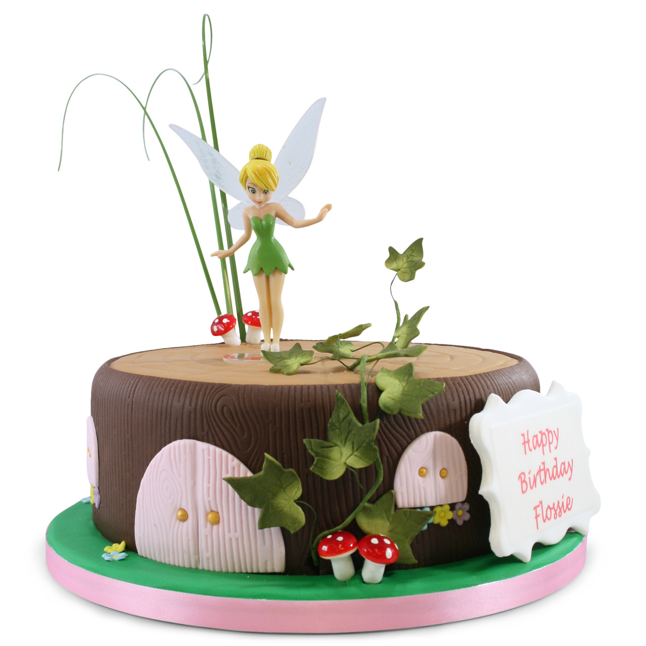 Tinkerbell Birthday Cake - Decorated Cake by Cakes by - CakesDecor