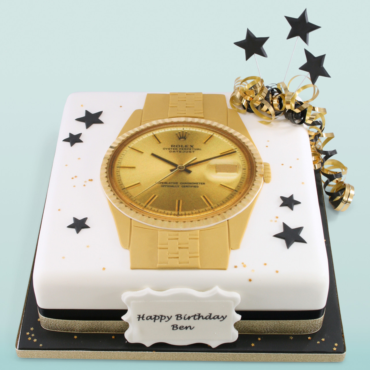 Rolex Submariner Cake for Papa Chong! | Happy Cake Studio