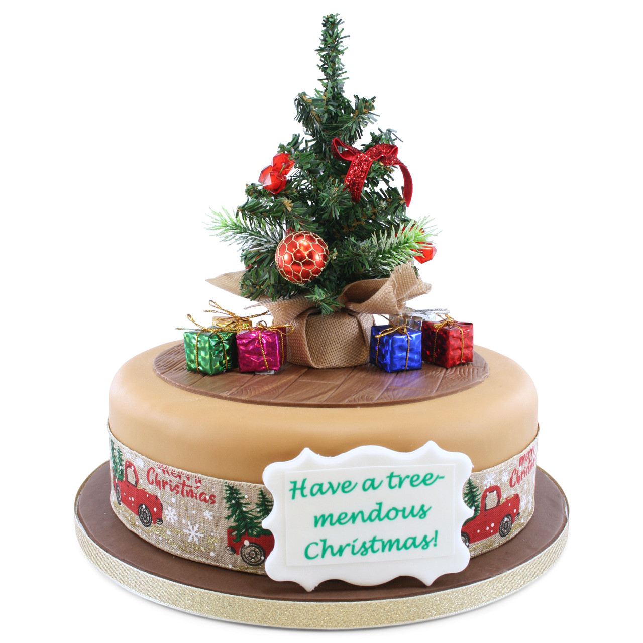 How to Make a Christmas Tree Cake - YouTube