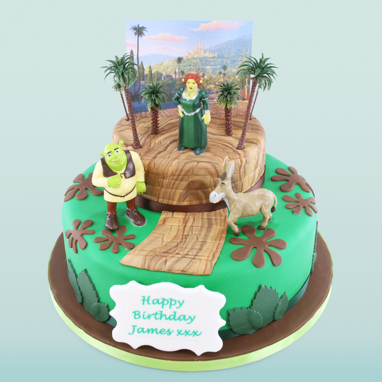Shrek themed drip cake Consisting of... - For Heaven's Cake | Facebook