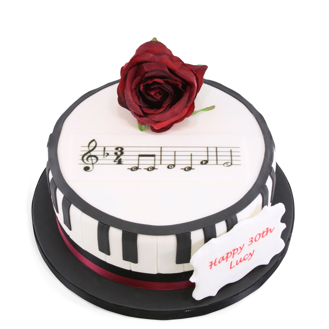 Grand Piano With Music Birthday Cake | Susie's Cakes