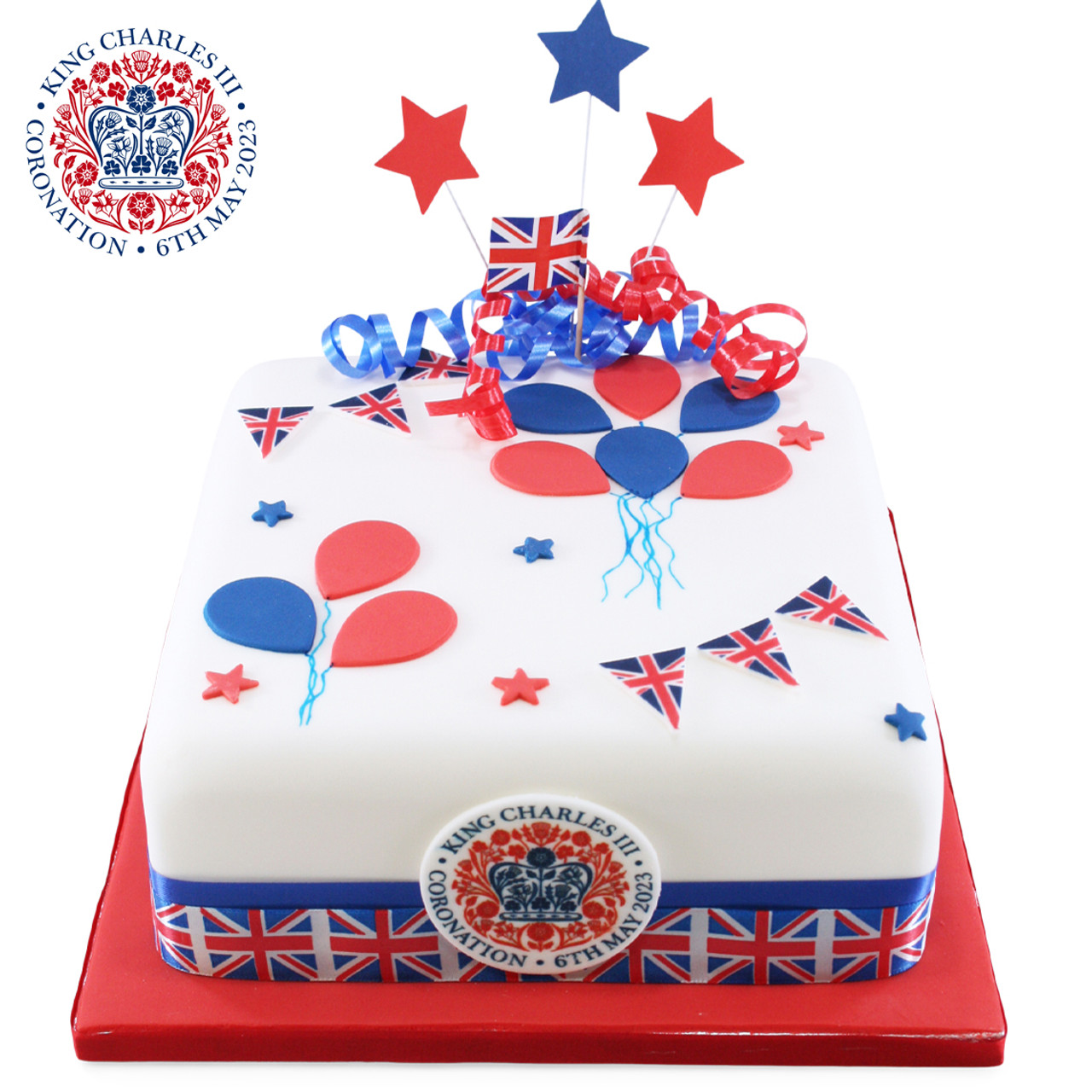 British Union Jack Flag Cake Topper Pack of 48 | Cazaar