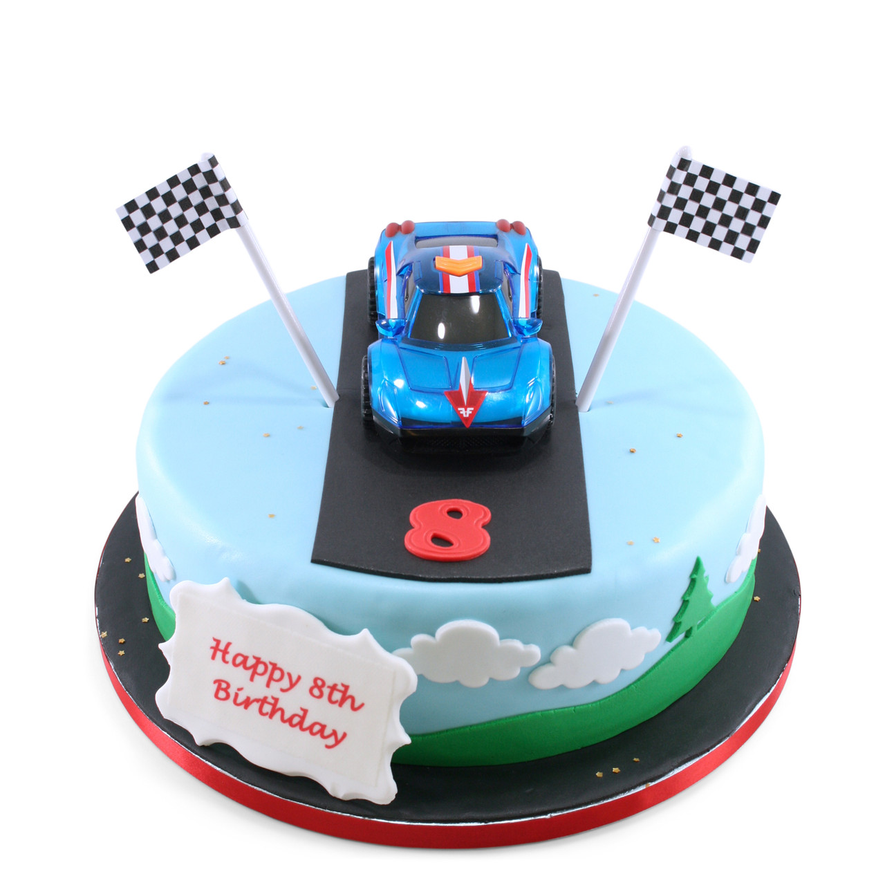 Kids Car Cake Tutorial - How To Make Car Cake - Nida's Cuisine - Blue Car  Cake Design - YouTube