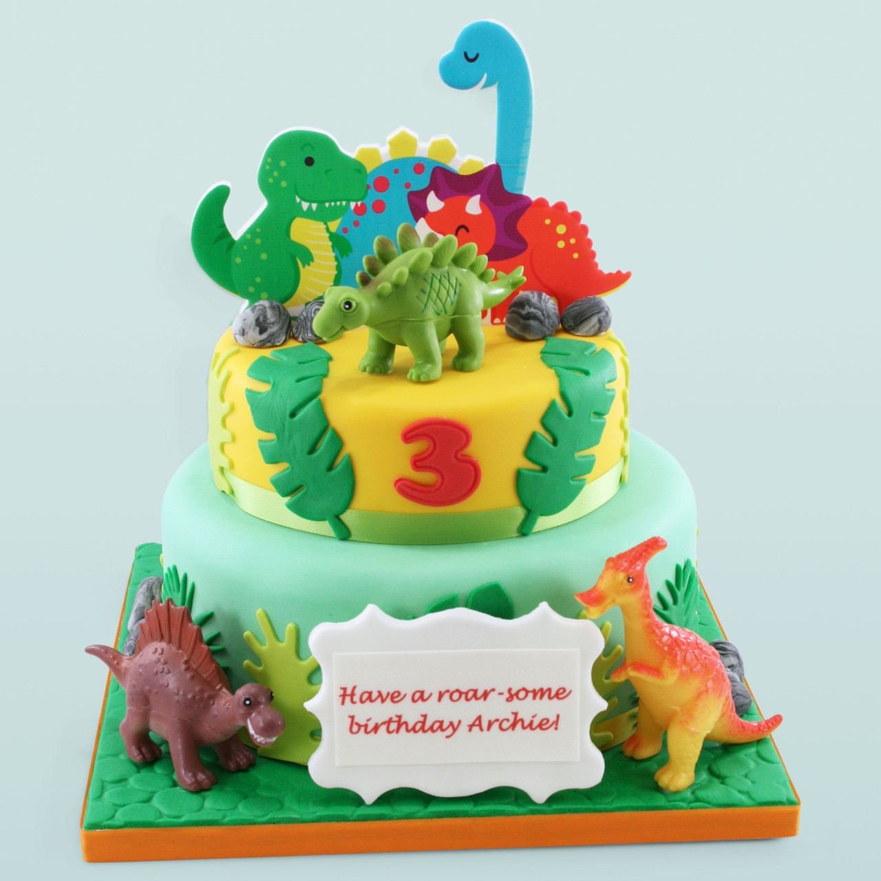 Dinosaur Cake Peanut Butter Chocolate Cake