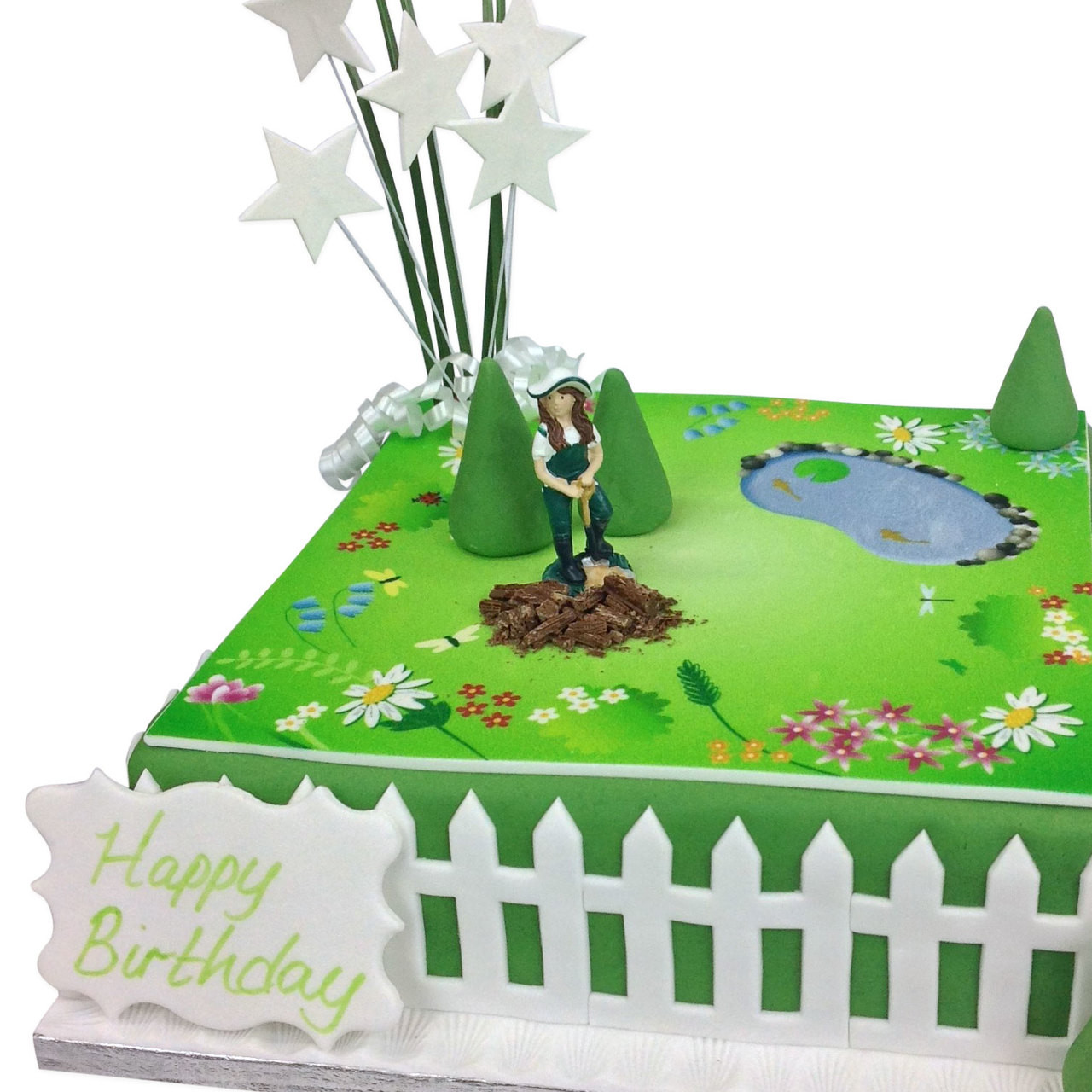 Vegetable garden Cake Decorating Photos