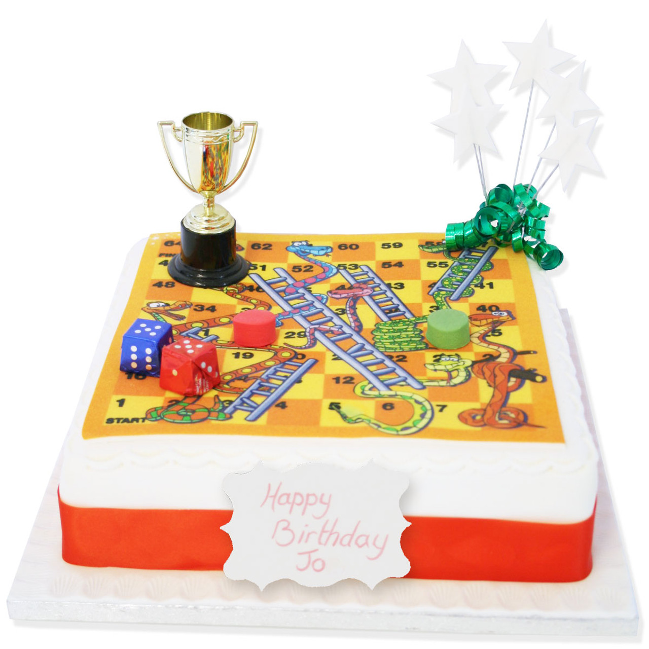 Snakes And Ladders Cake - CakeCentral.com