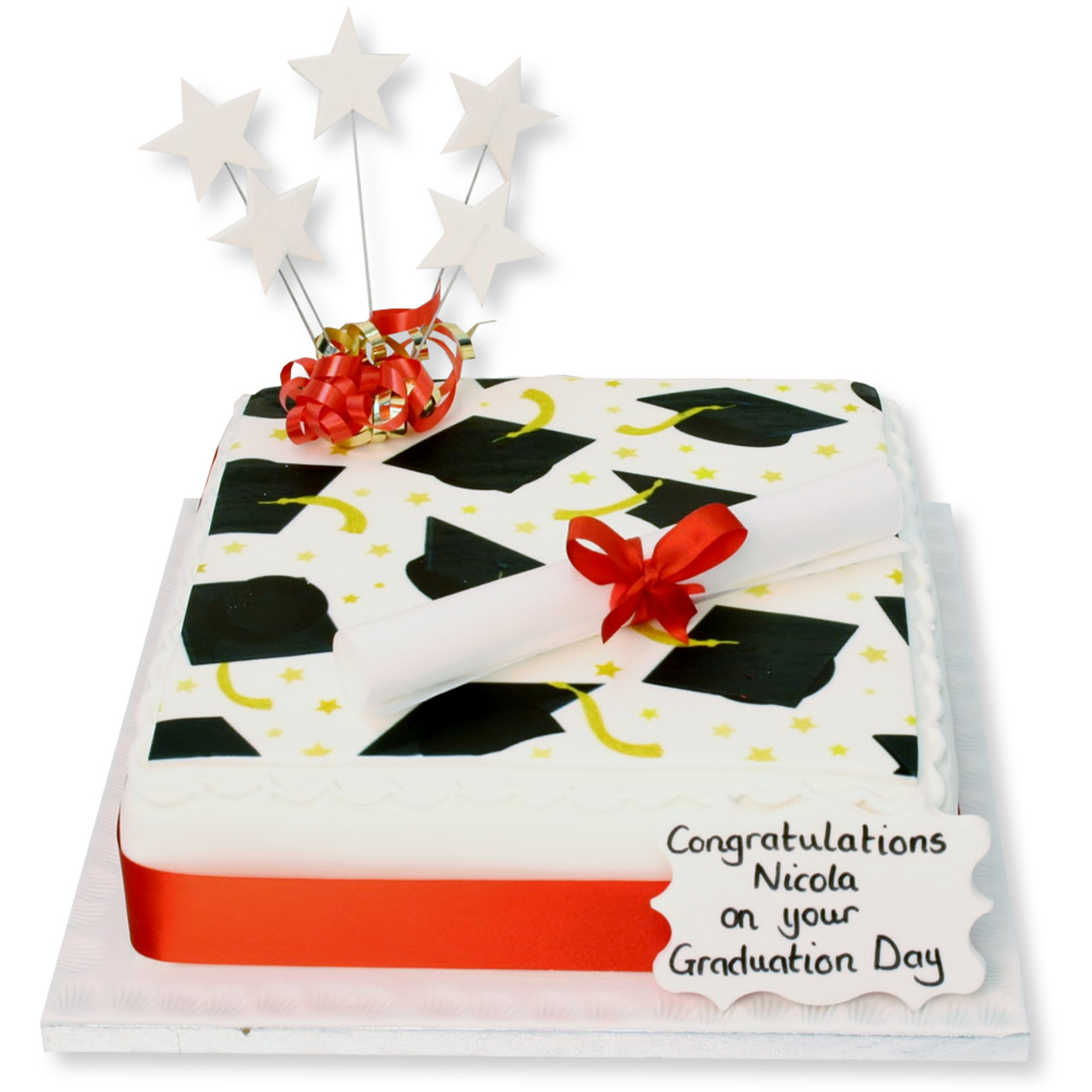 Congratulation Graduation Cake With Name Edit | Graduation party cake,  Graduation party desserts, Graduation cake designs