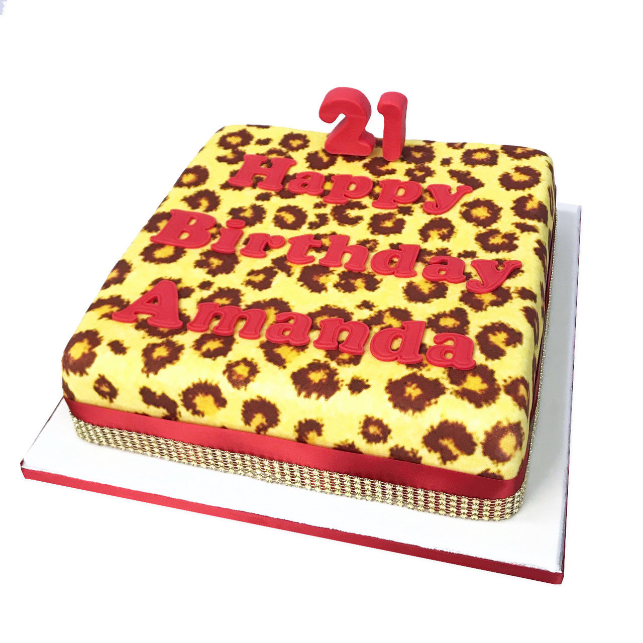 Leopard Birthday Cake | TikTok