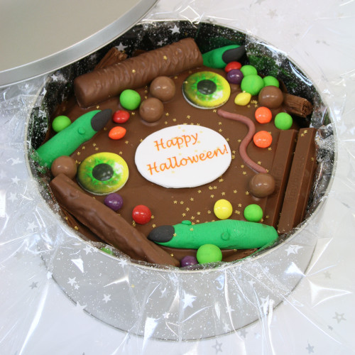 Happy Halloween Cake In-a-Tin