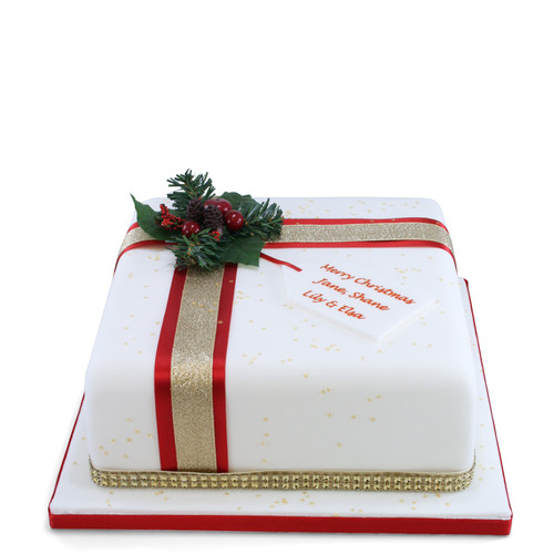 Christmas present cake | CUSTOM CAKES REQUIRE 14 DAYS' NOTIC… | Flickr