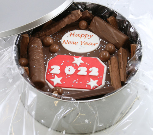 Happy New Year Cake In-A-Tin