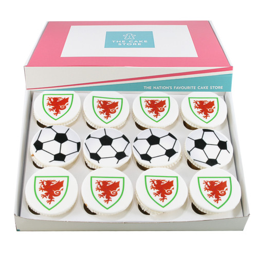 Wales Euro 2020 Football Cupcakes