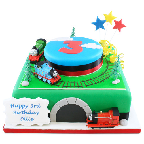 Thomas and Friends Two~Tier Cake