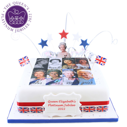 Queen 70 Years Cake
