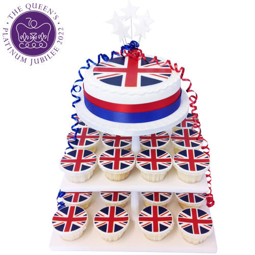 British flag cake