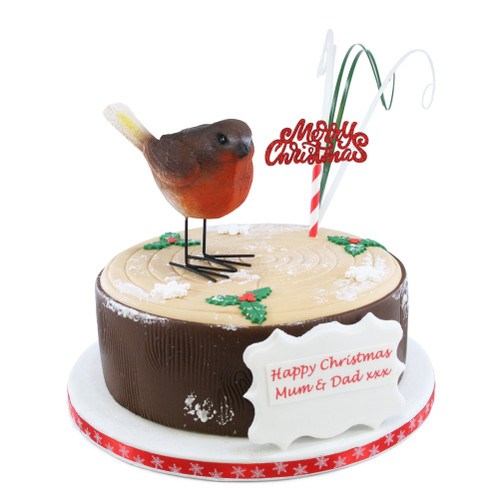 Christmas Cake Stand Robin & Bunny Wrendale Designs