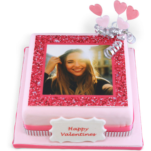 Valentine Photo Cake